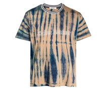 logo-print tie-dye T-shirt