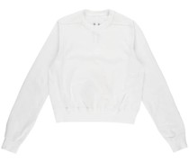 Cropped-Sweatshirt mit rundem Ausschnitt