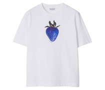 T-Shirt mit Erdbeer-Print
