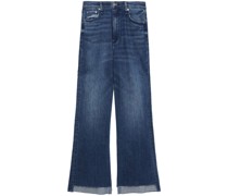 Cropped-Jeans mit hohem Bund