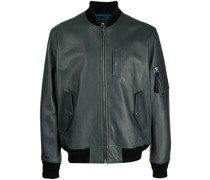 Bomberjacke aus Leder