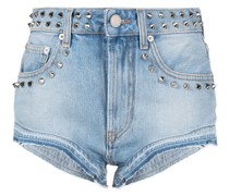 Jeans-Shorts mit Nieten