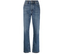 Gerade High-Waist-Jeans