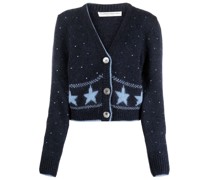 Cardigan mit Kristallen