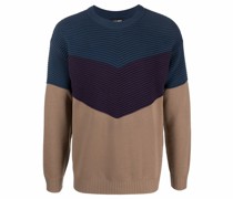 Pullover in Colour-Block-Optik