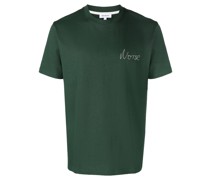 T-Shirt mit Logo-Stickerei