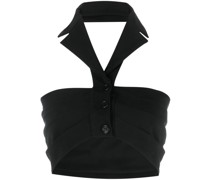 Cropped-Top mit Knöpfen