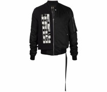 Bomberjacke mit Logo-Print