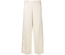 Halbhohe Wide-Leg-Hose