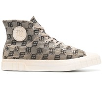 High-Top-Sneakers mit Monogramm