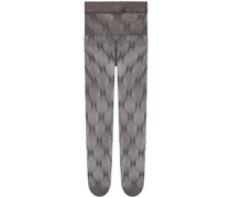 Strumpfhose im Metallic-Look mit GG