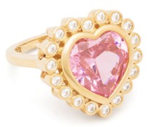 Vergoldeter Heart Ring