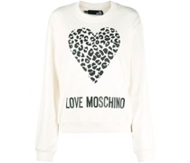 Sweatshirt mit Herz-Print