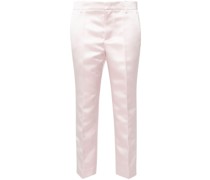 Cropped-Hose aus Duchess-Satin