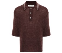 Traditional knitted polo shirt