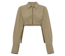 Cropped-Hemd mit Stretchbund