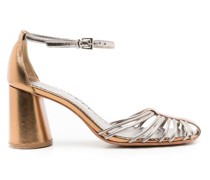 Cyril 75mm metallic sandals