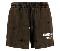Random Shorts im Distressed-Look
