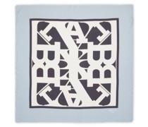 Seidenschal mit Logo-Print