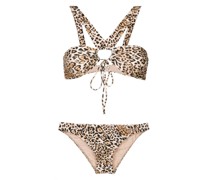 Bikini mit Leoparden-Print