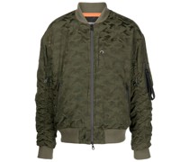 Bomberjacke mit Camouflage-Print