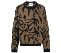 Pullover mit abstraktem Print