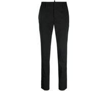 Cropped-Hose mit Logo-Schild