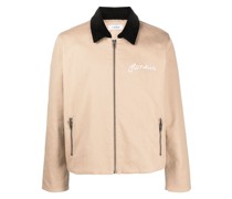 Jacke mit Logo-Stickerei