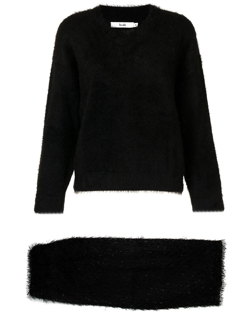b+ab Damen Pullover mit Logo
