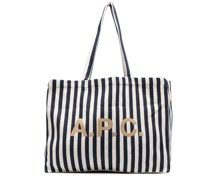 A.P.C. Gestreifter Shopper