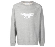 Sweatshirt mit aufgesticktem Fuchs