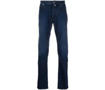 Halbhohe Slim-Fit-Jeans