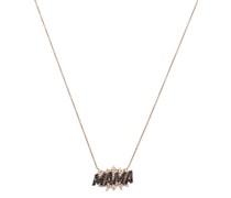 18kt Mama Rotgoldhalskette mit Diamanten