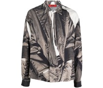 Hemd mit abstraktem Print