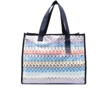 Handtasche mit Zickzackmuster