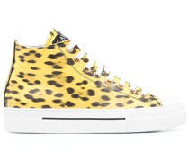 Sneakers mit Animal-Print