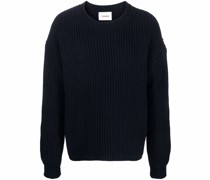 Kaschmirpullover mit Rundhalsausschnitt