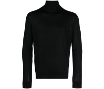 Fein gestrickter Rollkragenpullover