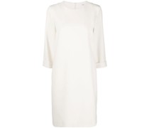 Kleid mit umgeschlagenen Bündchen