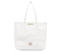 Handtasche mit Logo-Schild