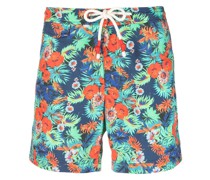 Badeshorts mit Blumen-Print
