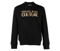 Sweatshirt mit Metallic-Print