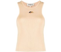 Tanktop mit Logo-Applikation