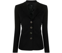 Blazer mit geprägten Knöpfen