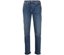 Halbhohe Slim-Fit-Jeans