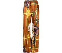 Hose mit blumigem Print