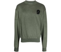 Sweatshirt mit Logo-Stickerei