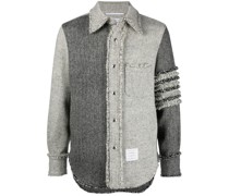 Hemdjacke mit Kontrasteinsätzen