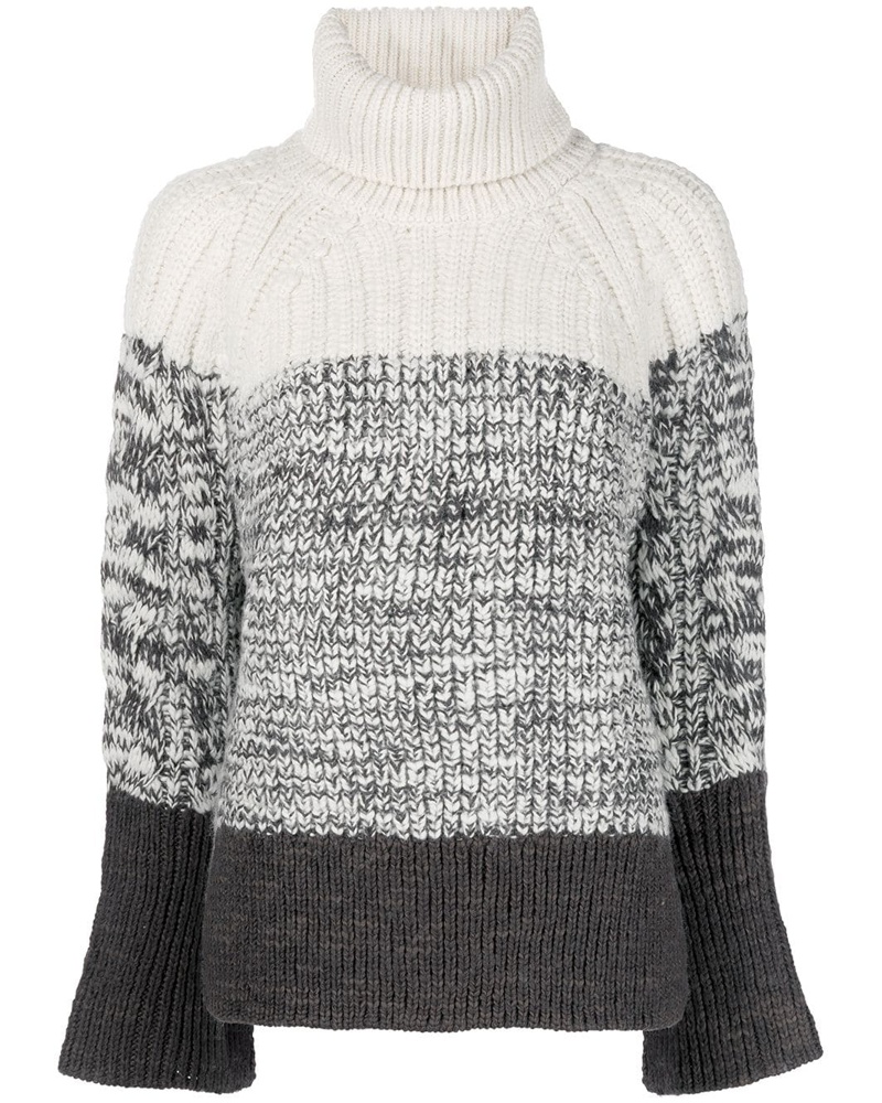 3.1 phillip lim Damen Gerippter Rollkragenpullover 3.1 phillip lim Damen Gerippter Rollkragenpullover