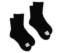 2er-Pack Socken mit Logo-Patch